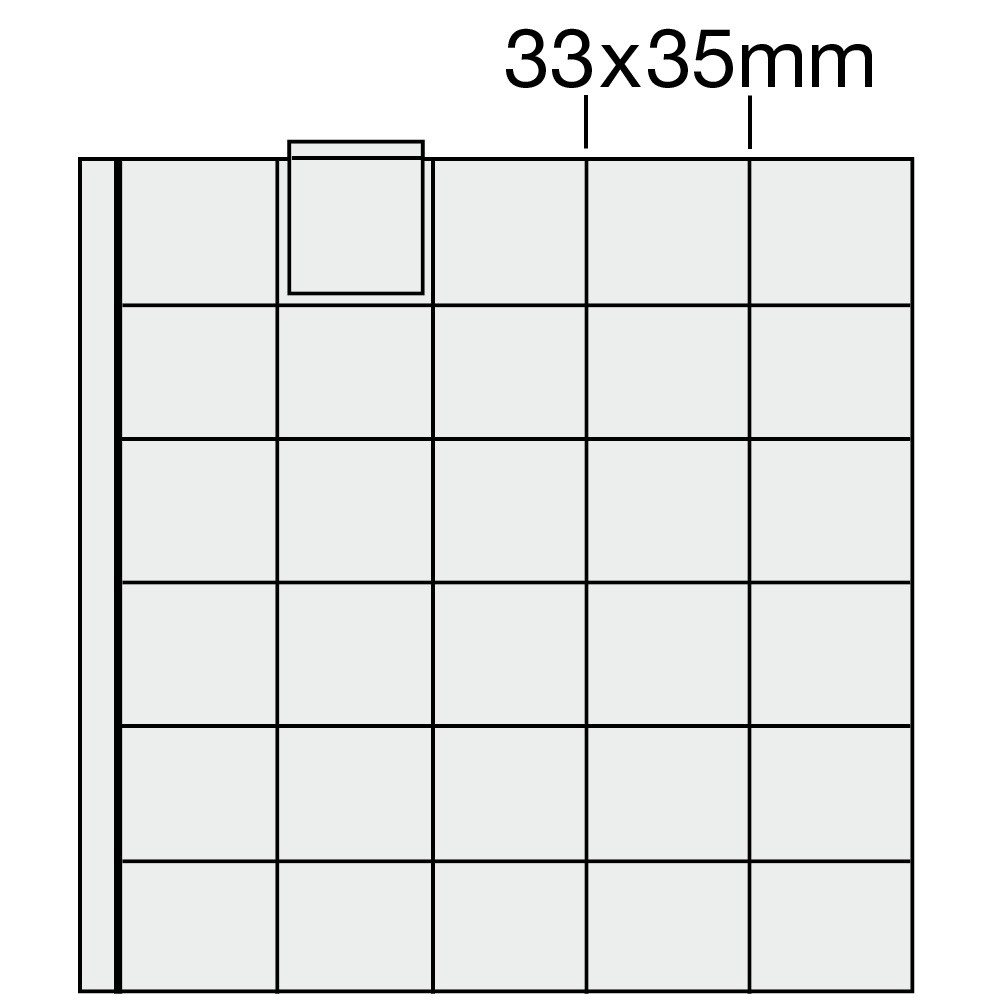 Arkusz do Albumu Coin Combi - na 30 monet do 29 mm średnicy