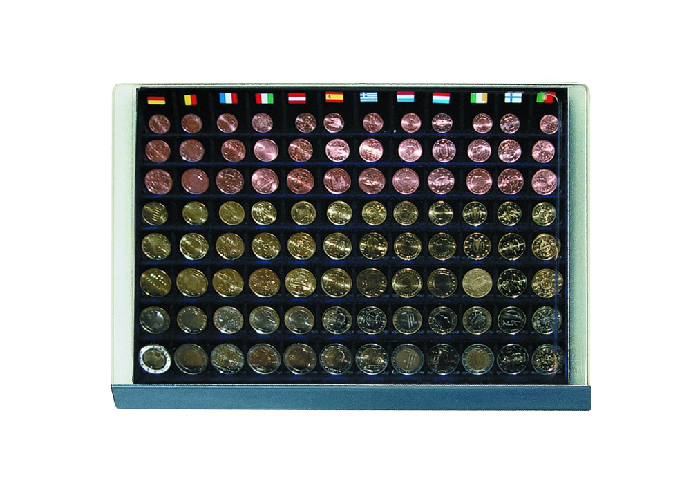 Paleta do szafki na monety (system meblowy) - 96 podziałów, na 5 kompletnych zestawów Euro