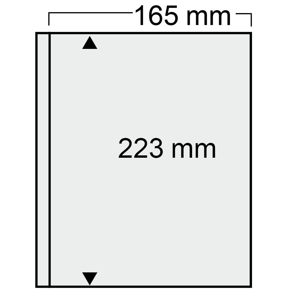 Zwykły arkusz do segregatorów Compact (pakowane po 10 sztuk)