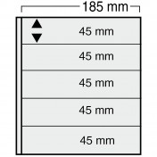 Kartka z 5 poziomymi kieszonkami