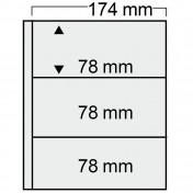 Specjalny 3-częściowy arkusz do segregatora Compact (pakowane po 10 sztuk)