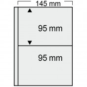 Zwykły podwójny arkusz do segregatorów Compact (zestaw 10 arkuszy)