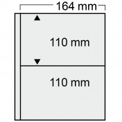 Zwykły podwójny arkusz do segregatorów Compact (zestaw 10 arkuszy)