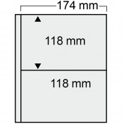 Zwykły podwójny arkusz do segregatorów Compact (zestaw 10 arkuszy)